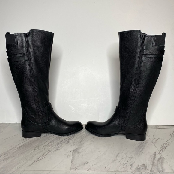 New! Naturalizer Jessie Black Leather Tall Boot 6 1/2 M - Picture 6 of 14